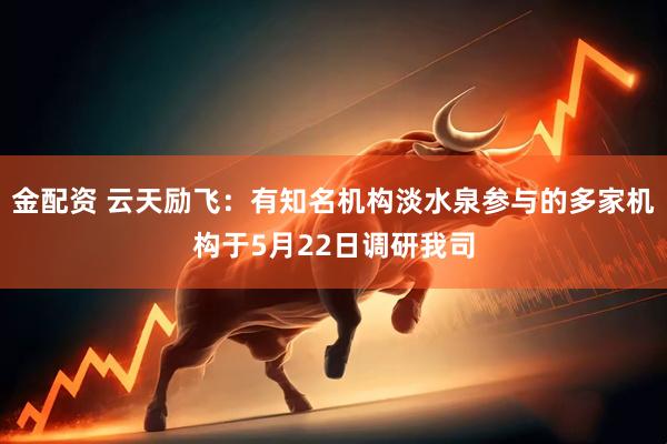 金配资 云天励飞：有知名机构淡水泉参与的多家机构于5月22日调研我司