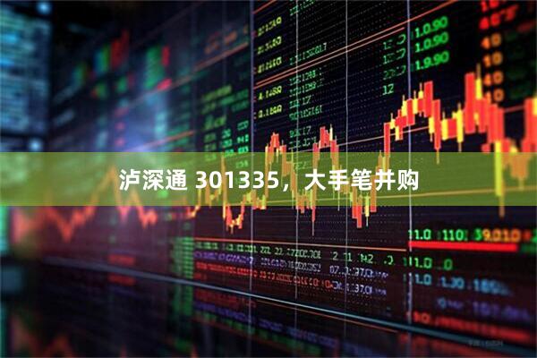 泸深通 301335，大手笔并购