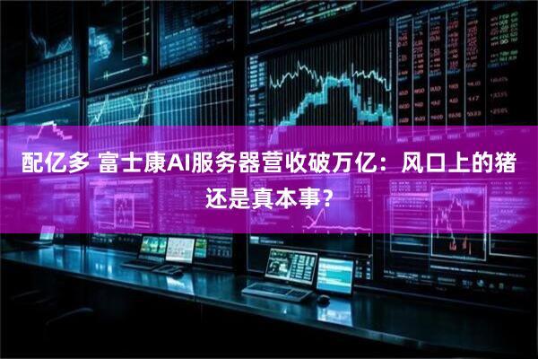 配亿多 富士康AI服务器营收破万亿：风口上的猪还是真本事？