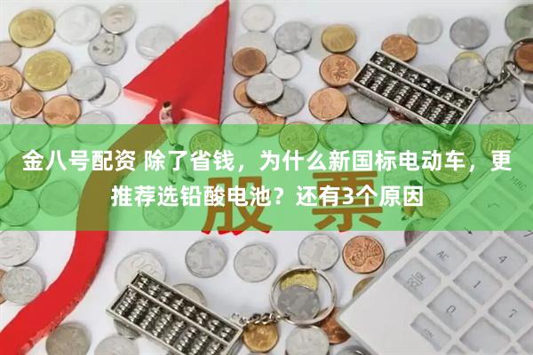 金八号配资 除了省钱，为什么新国标电动车，更推荐选铅酸电池？还有3个原因